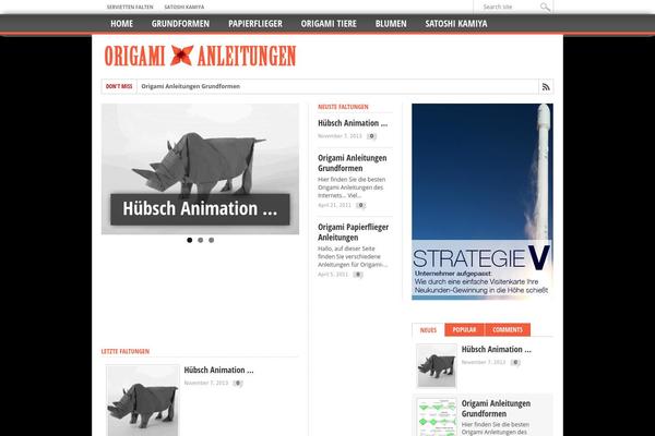 Max Mag theme site design template sample