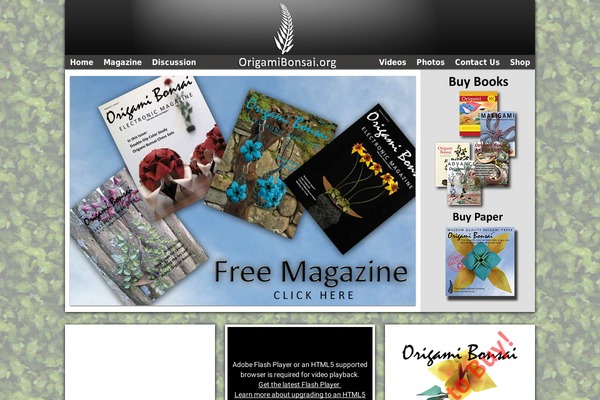 origamibonsai.org site used Ventana