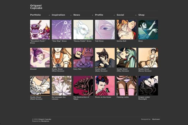 Portfolium theme site design template sample
