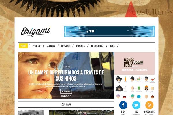 Santiago theme site design template sample