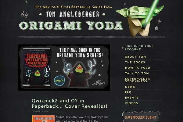 origamiyoda.com site used Origami_1.0