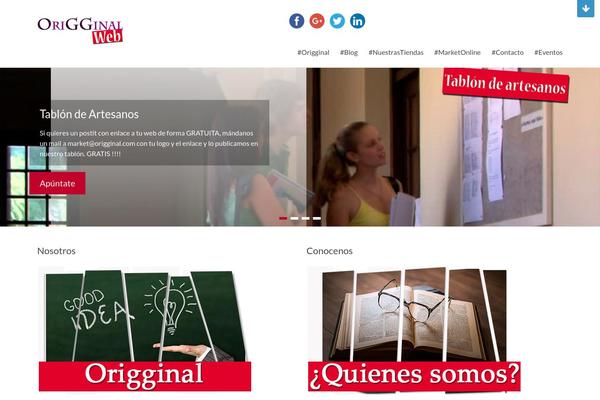 Spacious theme site design template sample