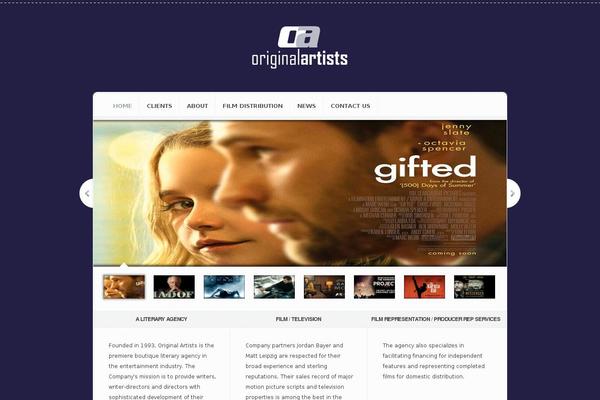 Aggregate theme site design template sample