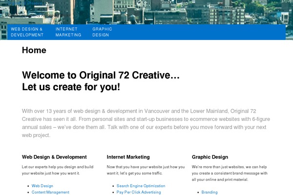 original72.com site used Original72