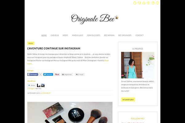 Isabelle theme site design template sample