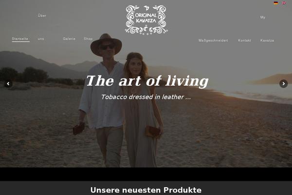 Storefront Child theme site design template sample