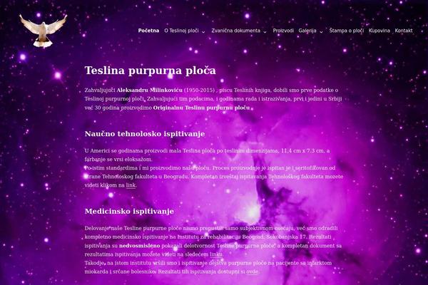 Site using Cool Timeline plugin