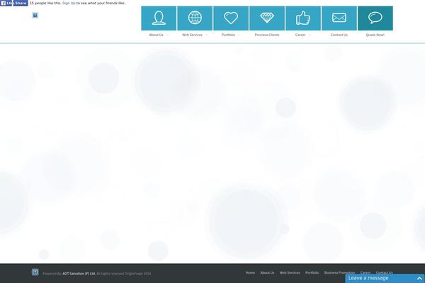 Site using Metro-visual-builder plugin
