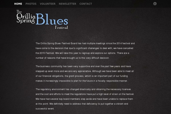 Fest theme site design template sample