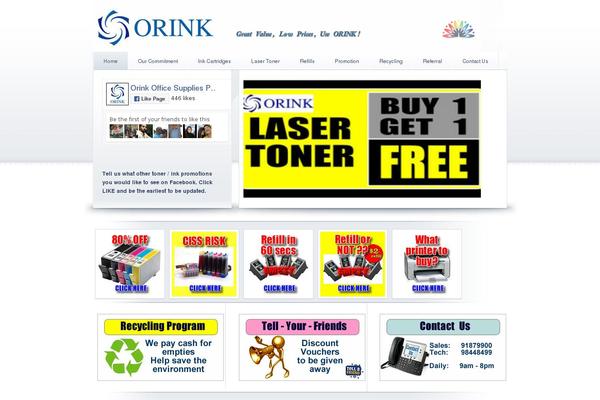 Site using Image slider with description plugin