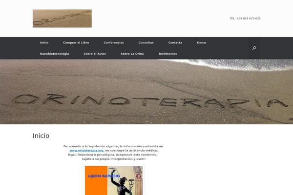 Vantage theme site design template sample