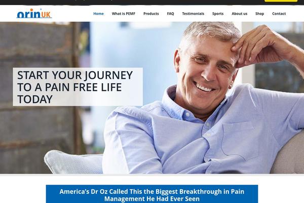 Orin theme site design template sample