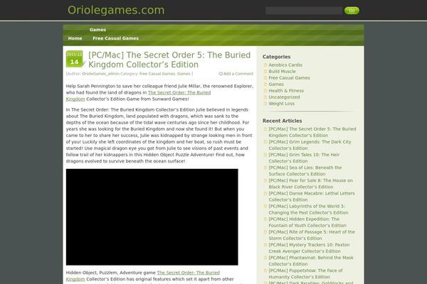 Green Hope theme site design template sample