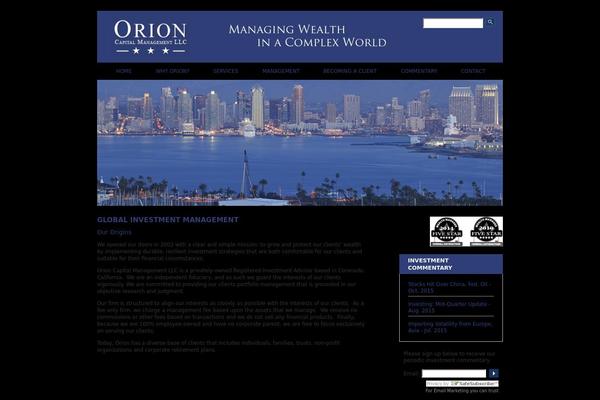 orioncapitalmgmt.com site used Orion