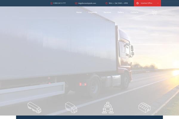 Transcargo theme site design template sample