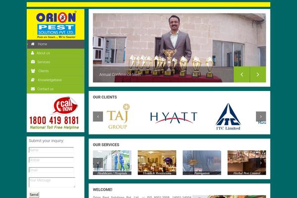 Unik theme site design template sample