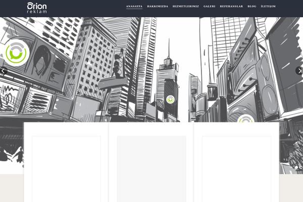 Orion theme site design template sample