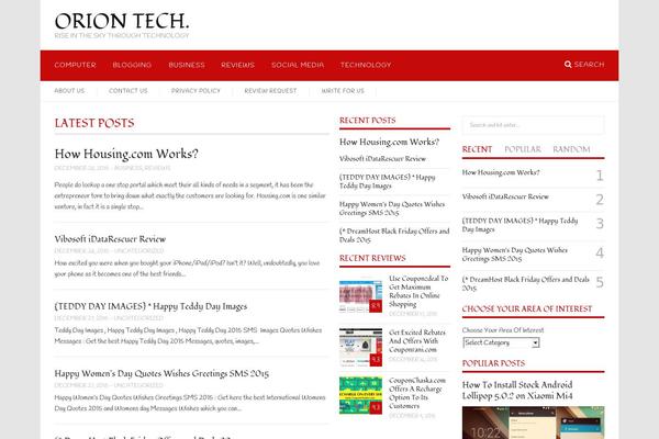 Site using Futurio-extra plugin