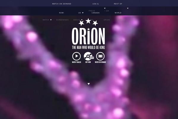 Orion theme site design template sample