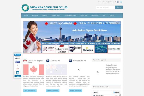 Grand College theme site design template sample