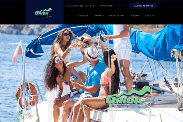 Yacht-rental theme site design template sample