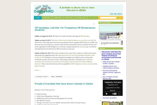 Blix theme site design template sample