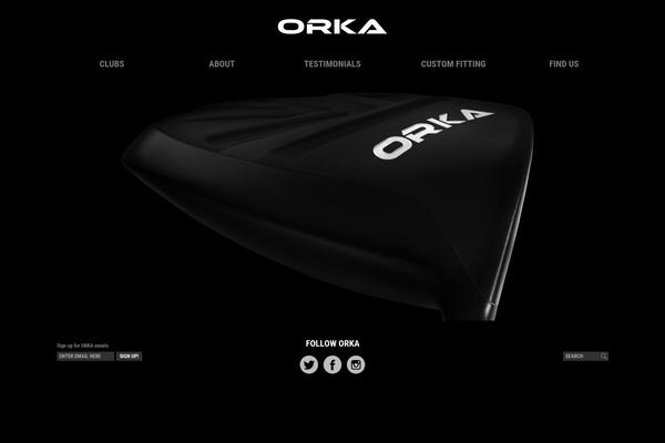 orkagolf.com site used Orka