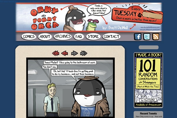 ComicPress theme site design template sample