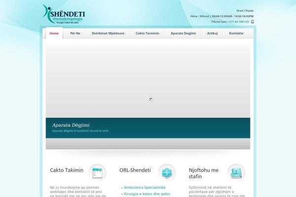 orl-shendeti.com site used Medica Parent