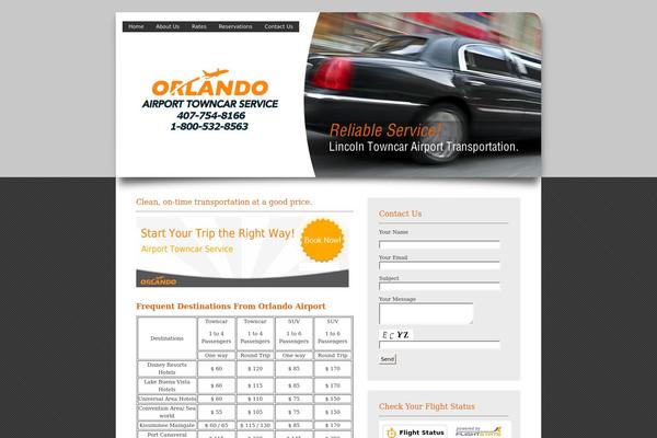 orlandoairporttowncar.com site used Orlandotowncar