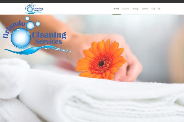 Enfold theme site design template sample