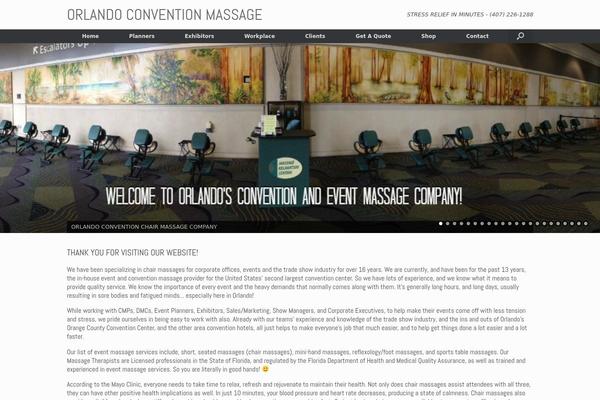 Vantage theme site design template sample