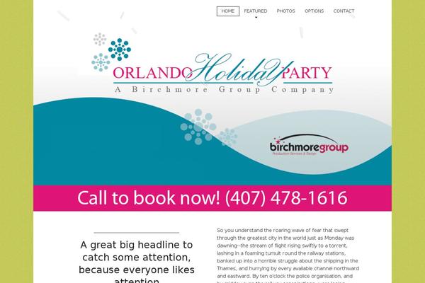 Matheson theme site design template sample
