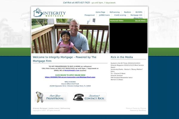 Titanium theme site design template sample