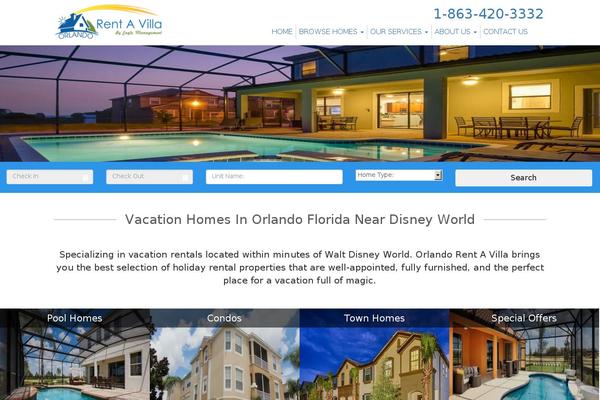 orlandorentavilla.com site used Sandiego-e