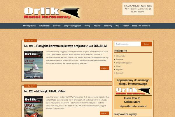 Site using CPO Widgets plugin