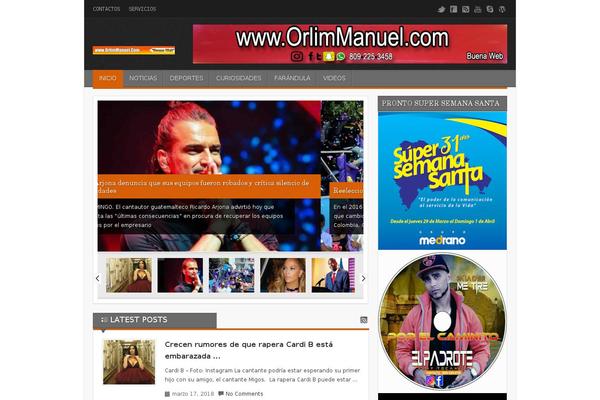 LioMagazine theme site design template sample