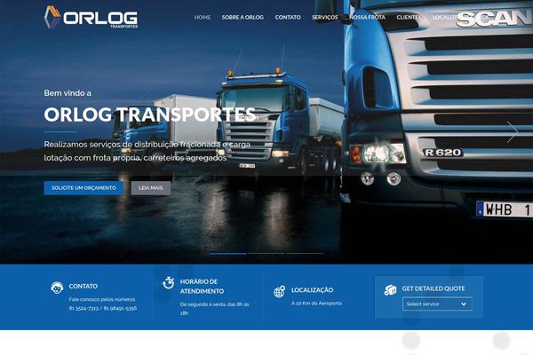 Jarvis theme site design template sample