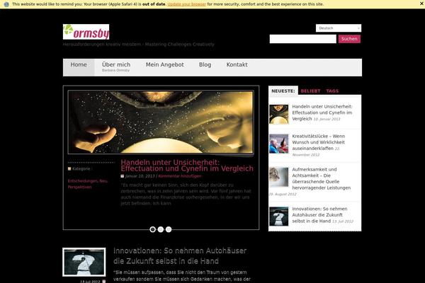 Initiator theme site design template sample
