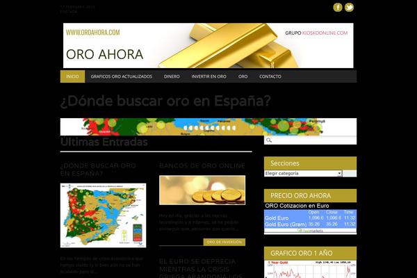 The Newswire theme site design template sample