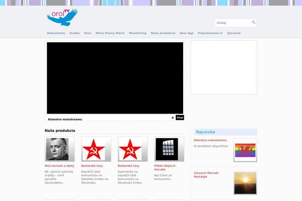 Video theme site design template sample