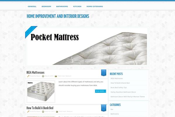 Ultimate theme site design template sample