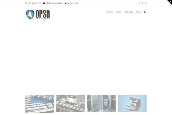 Total theme site design template sample