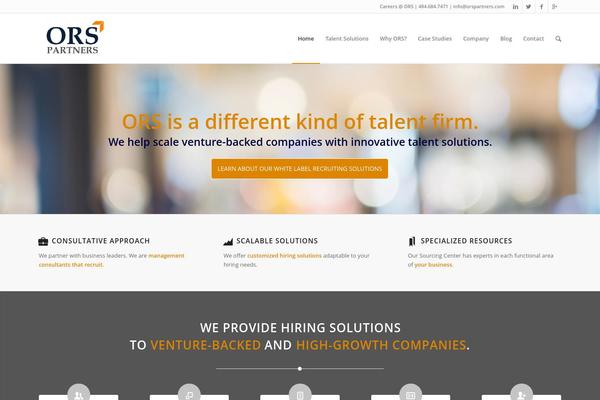 Ors theme site design template sample