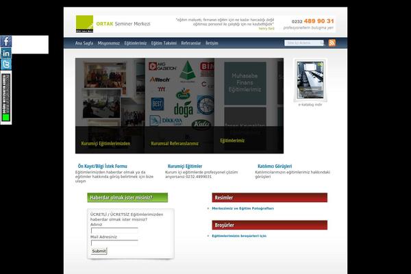 Integra theme site design template sample