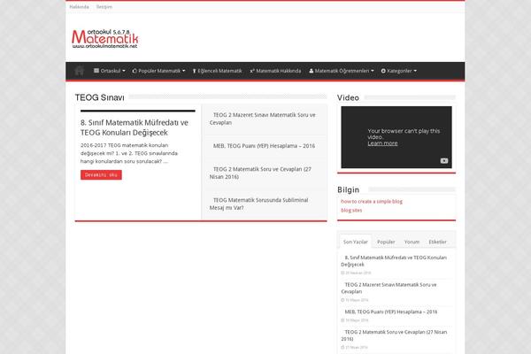 Sahifa theme site design template sample