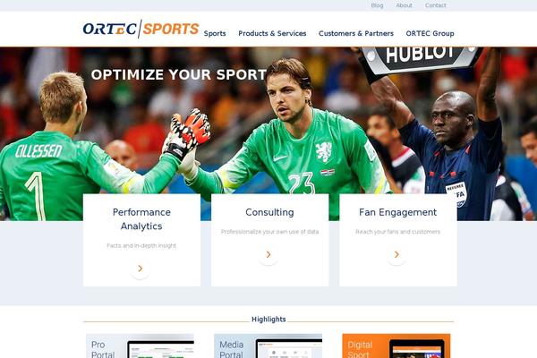 Vanguard theme site design template sample
