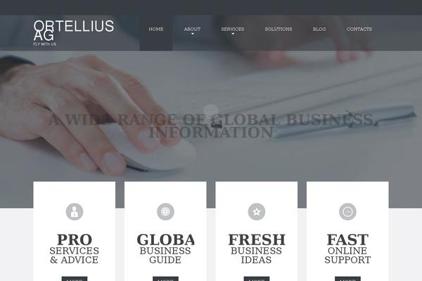 Astra Child theme site design template sample