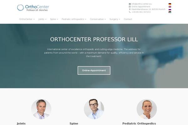ortho-center.eu site used Basistheme