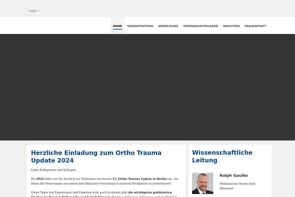 Highend theme site design template sample